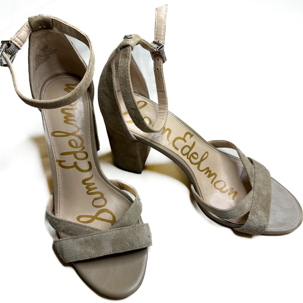 Sam Edelman Sandals in oatmeal color, Size:6,5